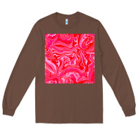 Chestnut valentines day marble seamless pattern Long Sleeve Tee - BundleAndBundleShop