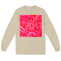 Mushroom valentines day marble seamless pattern Long Sleeve Tee - BundleAndBundleShop