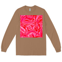 Toasted Coconut valentines day marble seamless pattern Long Sleeve Tee - BundleAndBundleShop