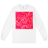 White valentines day marble seamless pattern Long Sleeve Tee - BundleAndBundleShop
