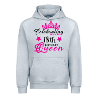 Heather Grey Celebrating With the 18th Birthday Queen Urban Hoodie - Bettercallsaul