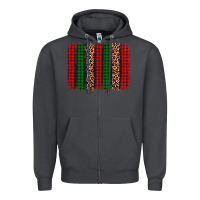 Smoke christmas glitter leopard brushstroke Zipper Hoodie - AdoDesignShop