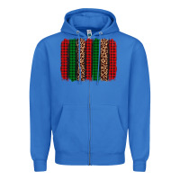 True Royal christmas glitter leopard brushstroke Zipper Hoodie - AdoDesignShop