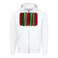 White christmas glitter leopard brushstroke Zipper Hoodie - AdoDesignShop