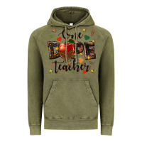 Vintage Olive one dope teacher Vintage Hoodie - texasbilliewilder