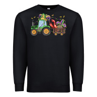 Black mardi gras tractor Premium Sweatshirt - MaliasSmallBusiness
