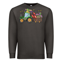 Smoke mardi gras tractor Premium Sweatshirt - MaliasSmallBusiness