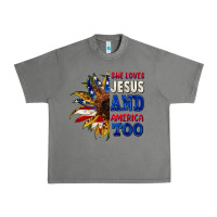 Tornado She loves Jesus and America too 4th of july Urban Heavy Tee - CowGirlArtShop