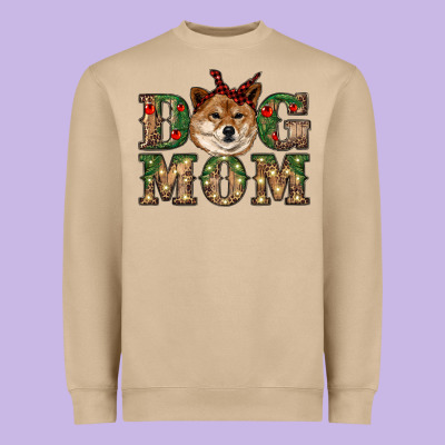 Dog Mom Shiba Inu Heavyweight Sweatshirt Designed By Ranaportraitstore