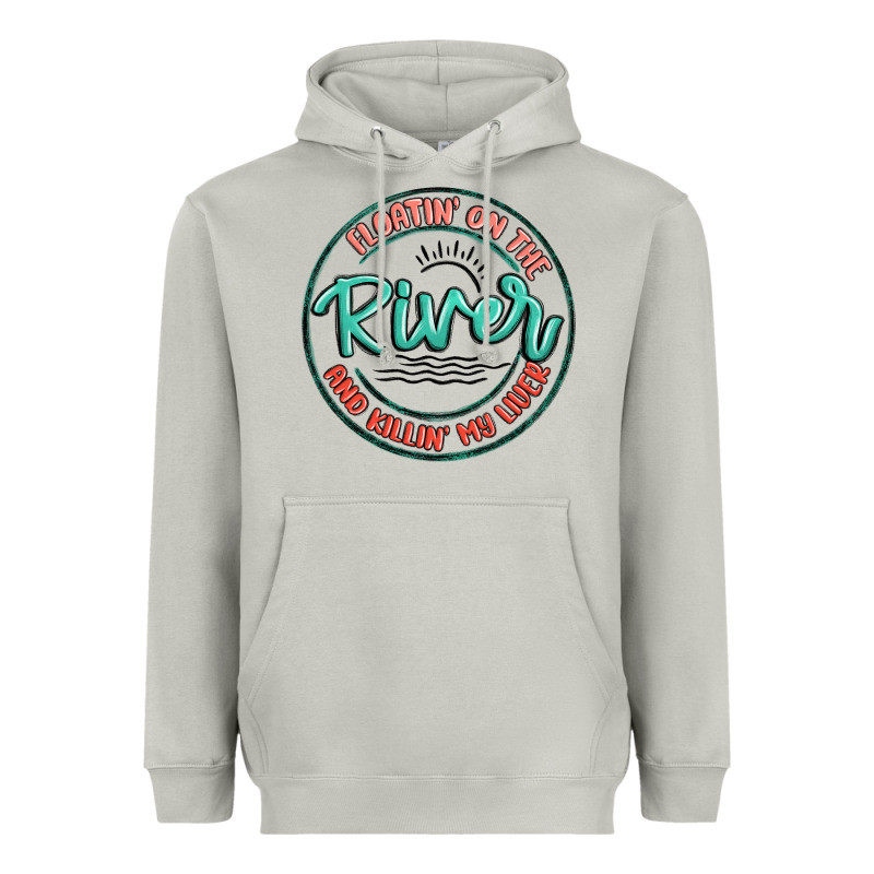 Floatin On The River Killin My Liver Heavyweight Hoodie by MaliasSmallBusiness | Teevron