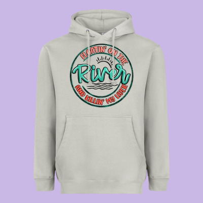 Floatin On The River Killin My Liver Heavyweight Hoodie Designed By Maliassmallbusiness