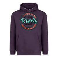 Plum floatin on the river killin my liver Heavyweight Hoodie - MaliasSmallBusiness