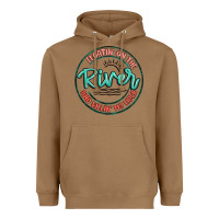 Toasted Coconut floatin on the river killin my liver Heavyweight Hoodie - MaliasSmallBusiness