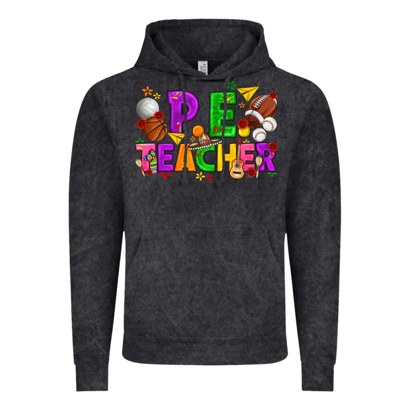 P.e. Teacher Cinco De Mayo Vintage Hoodie by texasbilliewilder | Teevron