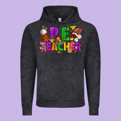 P.e. Teacher Cinco De Mayo Vintage Hoodie Designed By Texasbilliewilder