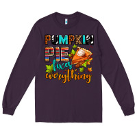 Plum pumpkin pie fixes everything Long Sleeve Tee - AdoDesignShop