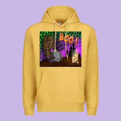 Boo Mousepad Premium Hoodie Designed By Bundleandbundleshop