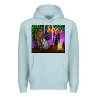 Blue Mist boo mousepad Premium Hoodie - BundleAndBundleShop