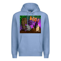 Colony Blue boo mousepad Premium Hoodie - BundleAndBundleShop
