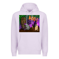 Lilac boo mousepad Premium Hoodie - BundleAndBundleShop