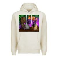 Oatmeal Heather boo mousepad Premium Hoodie - BundleAndBundleShop
