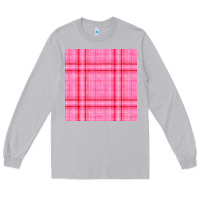 Moon Dust valentines day plaid seamless pattern Long Sleeve Tee - BundleAndBundleShop