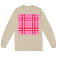 Mushroom valentines day plaid seamless pattern Long Sleeve Tee - BundleAndBundleShop