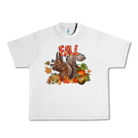 Lunar Rock Fall Vibes Squirrel Urban Heavy Tee - CowhideDigitalArt