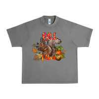 Tornado Fall Vibes Squirrel Urban Heavy Tee - CowhideDigitalArt
