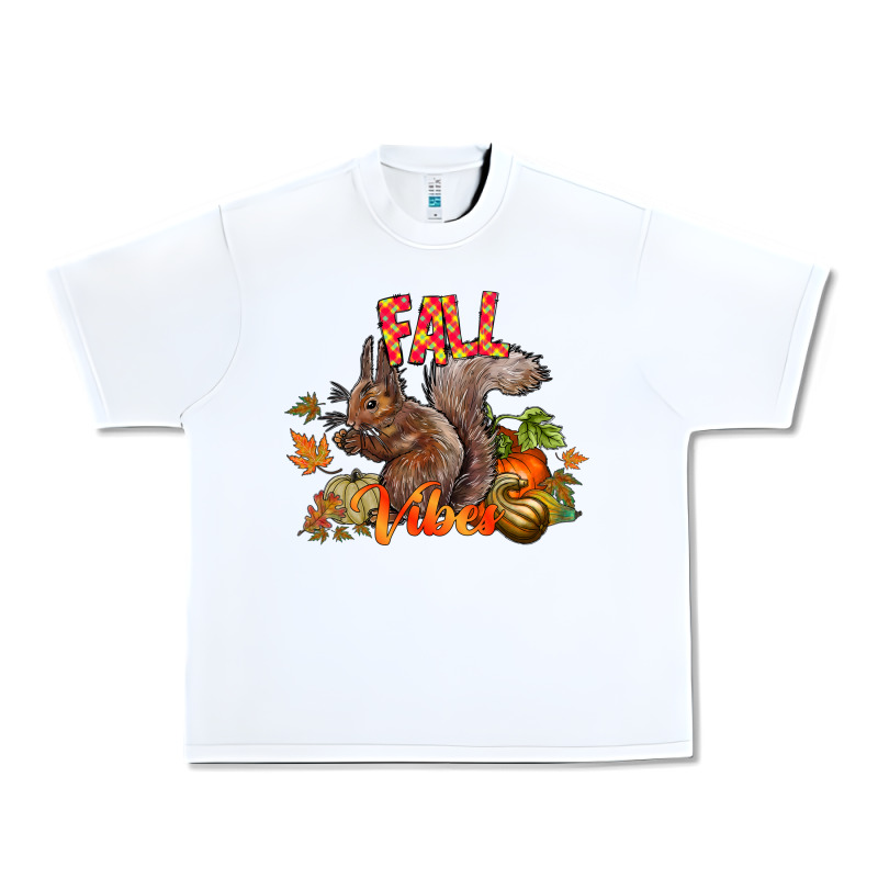Fall Vibes Squirrel Urban Heavy Tee by CowhideDigitalArt | Teevron