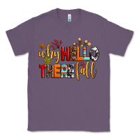 Lavender why hello there fall Classic Tee - AdoDesignShop
