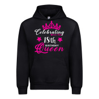 Black Celebrating With the 18th Birthday Queen Urban Hoodie - Bettercallsaul