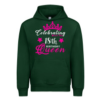 Forest Green Celebrating With the 18th Birthday Queen Urban Hoodie - Bettercallsaul