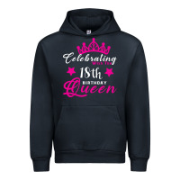 Navy Celebrating With the 18th Birthday Queen Urban Hoodie - Bettercallsaul