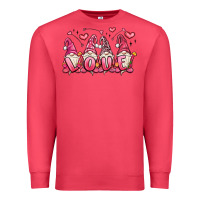 Cardinal love gnomes valentine's day Premium Sweatshirt - MaliasSmallBusiness