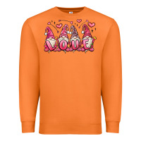 Carrot love gnomes valentine's day Premium Sweatshirt - MaliasSmallBusiness