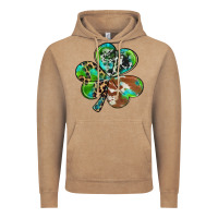 Vintage Coffee western shamrock Vintage Hoodie - RanaPortraitStore