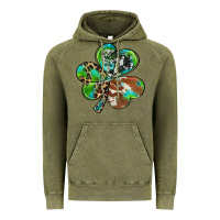 Vintage Olive western shamrock Vintage Hoodie - RanaPortraitStore