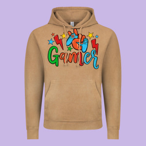 Gamer Vintage Hoodie Designed By Jahusdesignshop