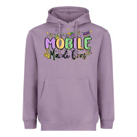 Lavender mobile mardi gras Heavyweight Hoodie - MaliasSmallBusiness