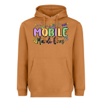 Meerkat mobile mardi gras Heavyweight Hoodie - MaliasSmallBusiness