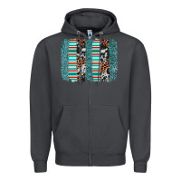 Smoke serape leopard cowhide  brushstroke Zipper Hoodie - AdoDesignShop