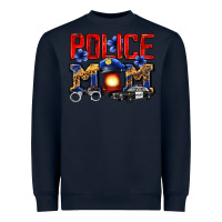Navy police mom Heavyweight Sweatshirt - Zillion Design Studio