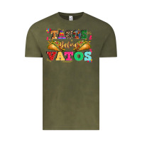 Vintage Olive tacos before vatos Vintage Tee - CTS Tumbler Store