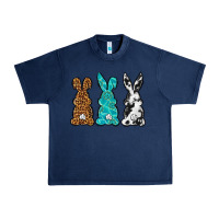 Navy Western Happy Easter peeps Urban Heavy Tee - Neo Western