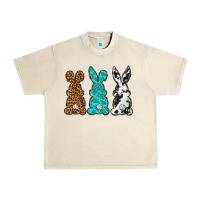 Sandshell Western Happy Easter peeps Urban Heavy Tee - Neo Western