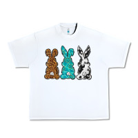White Western Happy Easter peeps Urban Heavy Tee - Neo Western