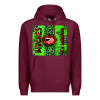 Burgundy it's halloween bitches tumbler Premium Hoodie - BundleAndBundleShop