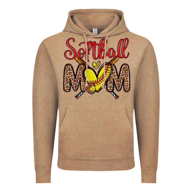 Softball Mom Vintage Hoodie by Zillion Design Studio | Teevron