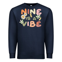 Navy nine is a vibe Premium Sweatshirt - MaliasSmallBusiness